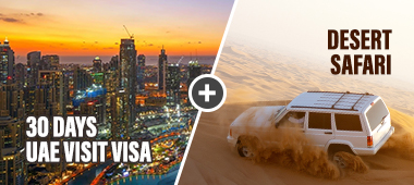 30 Days Visa + Desert Safari Sharing